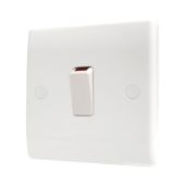 BG 832 20A Double Pole Switch with Flex Outlet