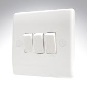 BG 843 3 Gang 2 Way Light Switch 10a