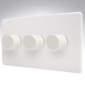 BG 883 3 Gang 2 Way Push 200w Intelligent Dimmer