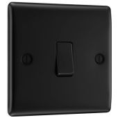 BG NFB13 Matt Black Intermediate Switch 10A 2 Way