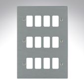 Hamilton 8412GP Stainless Steel 12 Gang Grid Plate