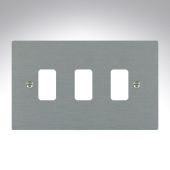 Hamilton 843GP Stainless Steel 3 Gang Grid Plate