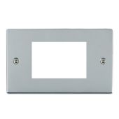 Hamilton 87EURO3 Polished Chrome 3 Gang Modular Plate