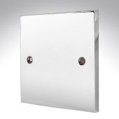 Hamilton 95BPS Polished Chrome Single Blank Plate