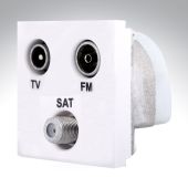 Hamilton MOD-DTRIDW TV/Satellite/FM Triplexer Module White