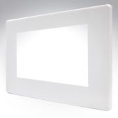 Hamilton 7WCEURO4 Hamilton Euro Plate 4 Module Gloss White