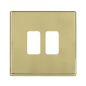 Hamilton 7G212GP G2 Polished Brass grid-fix face plate and grid