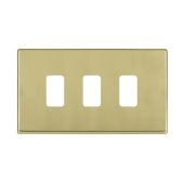 Hamilton 7G213GP G2 Polished Brass grid-fix face plate and grid