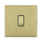 Hamilton 7G21R21PB-B G2 Polished Brass 10A single 2 way light switch