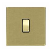 Hamilton 7G22R21SB-B G2 Satin Brass 10A single 2 way light switch