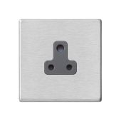 Hamilton 7G24US5QG G2 Satin Steel 5A unswitched socket