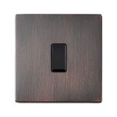 Hamilton 7G2EBR21BL-B G2 Etrium Bronze 10A single 2 way light switch