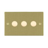 Hamilton 823X40 Satin Brass triple 400w 2 way dimmer