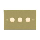 Hamilton 823X40 Satin Brass triple 400w 2 way dimmer