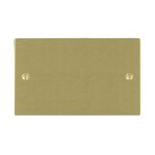 Hamilton 82BPD Satin Brass double blank plate