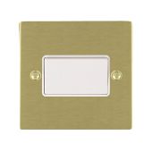 Hamilton 82TPWH-W Satin Brass triple pole fan isolator