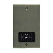 Hamilton 89SHSB Antique Brass dual voltage shaver socket