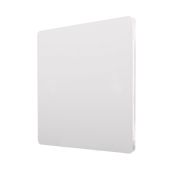 Hamilton 8WPCBPS CFX Primed White single blank plate