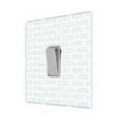 Hamilton PCR21BC-W Perception CFX Transparent 10A single 2 way light switch