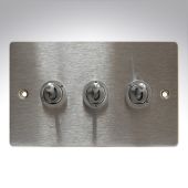 Hamilton 84T23 Stainless Steel 20a 3 Gang Dolly Switch