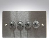 Hamilton 84T24 Stainless Steel 20a 4 Gang Dolly Switch