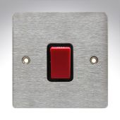 Hamilton 8445B Stainless Steel 45a Double Pole Switch