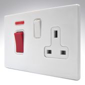 Hamilton 7WC45SS1WH-W CFX Gloss White Cooker Socket