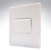 Hamilton 7WCTPWH-W CFX Gloss White Fan Isolator Switch