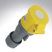 Lewden PM16/2000N Lewden 16A 110V 3 Pin Industrial Yellow Connector