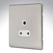 MK K24381BSSW Aspect Brushed Steel Lighting Socket 5amp