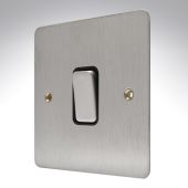 MK K14371BSSB Edge Brushed Steel Switch 1 Gang 20amp