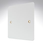 MK K14330WHI Edge White Metal Blank Plate 1 Gang