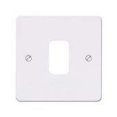 MK K14331WHI Edge Grid Plate 1 Module White Metal