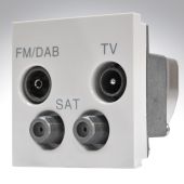 MK K5854DABWHI 4 Module TV+FM/DAB+2xSAT Quadplexer