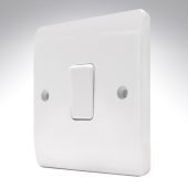 MK K4876WHI Light Switch 1 Gang 1 Way Double Pole