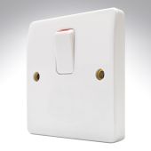 MK K5403WHI 20a DP Switch + Base Outlet - Deep Plate