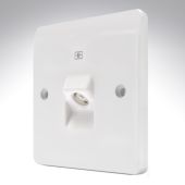 MK K3521WHI TV - FM Single Isolated Socket