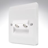 MK K3523WHI TV - FM Twin Non Isolated Socket