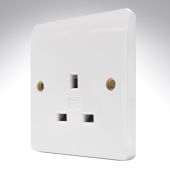 MK K780WHI Unswitched Single Socket