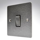 Hamilton 84DPSS-B Stainless Steel 20a Double Pole Switch