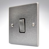Hamilton 74DPSS-B Stainless Steel 20a Double Pole Switch