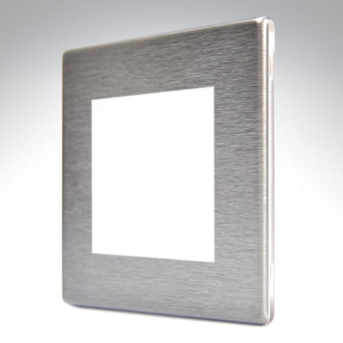 Hamilton 74CEURO2 CFX Satin Steel 2 Gang Modular Plate