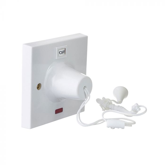 BG 803 Double Pole 45A Isolator Ceiling Switch