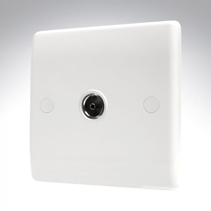 BG 860 1 Gang Co-axial TV Socket