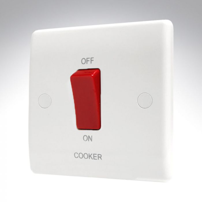 BG 875 45A Cooker Switch Single Plate