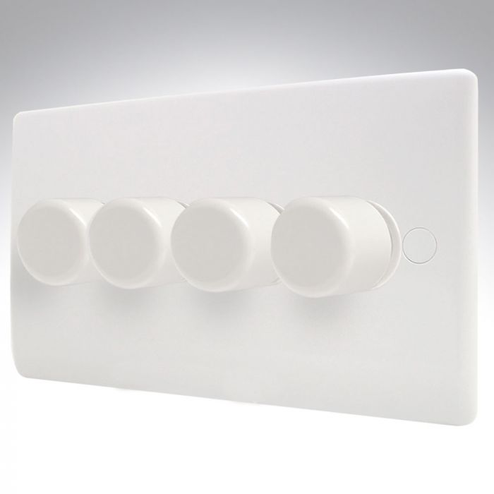 BG 884 4 Gang 2 Way Push 200w Intelligent Dimmer