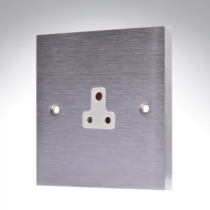 Hamilton 96US2W Satin Chrome Unswitched 2A Socket