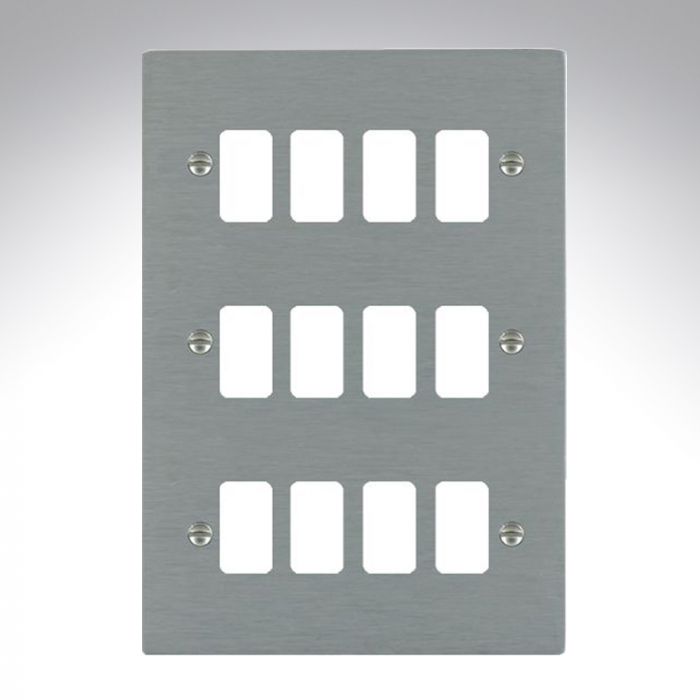 Hamilton 8412GP Stainless Steel 12 Gang Grid Plate