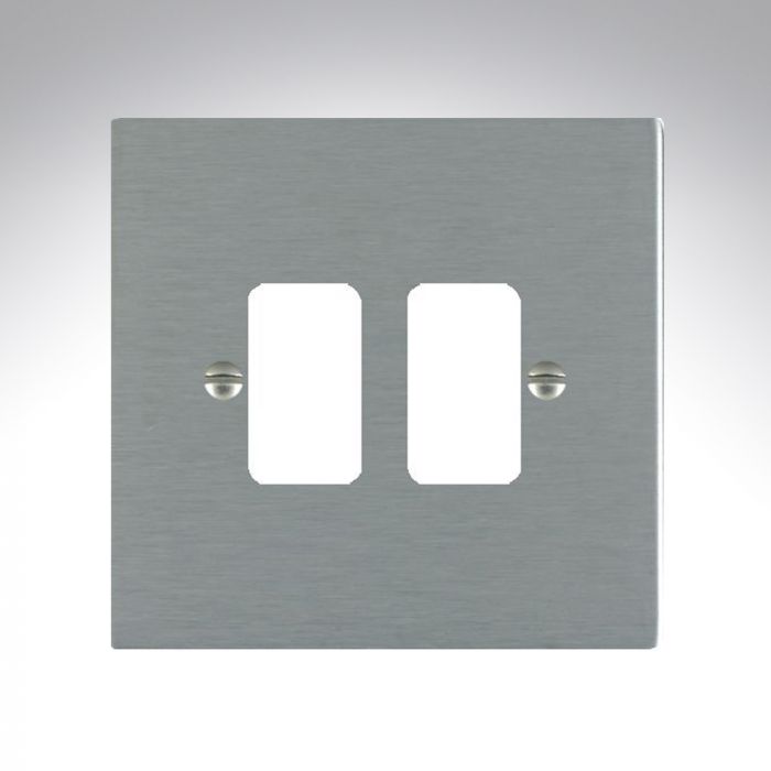 Hamilton 842GP Stainless Steel 2 Gang Grid Plate