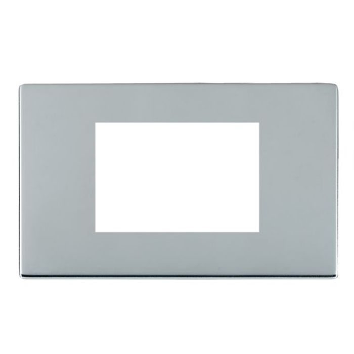 Hamilton 87CEURO3 CFX Polished Chrome 3 Gang Modular Plate